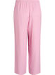 Pantalon de pyjama en seersucker ample &agrave; taille haute, Rose, Packshot image number 1