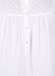 Katoenen blouse met broderie anglaise en 3/4 mouwen, Bright White, Packshot image number 2