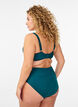 Culotte de bikini avec détail croisé, Vert, Model image number 1