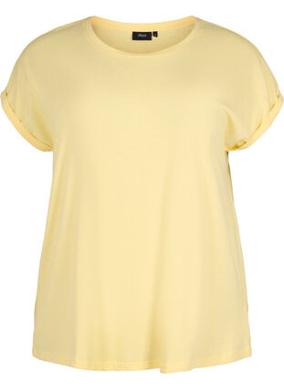 T-shirt à manches courtes en coton mélangé, Popcorn, Packshot image number 0