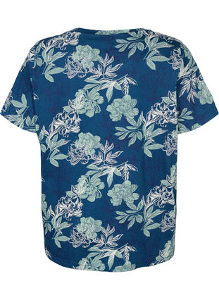 T-shirt de pyjama oversize avec imprimé, Insignia Blue AOP, Packshot image number 1