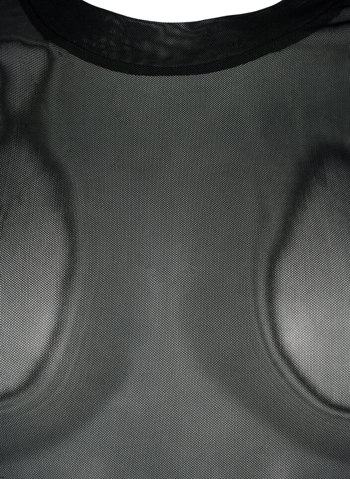 Chemisier en maille uni, Noir, Packshot image number 2