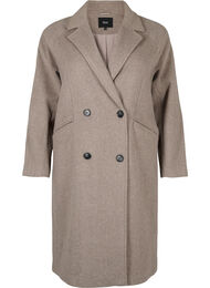 Manteau en laine avec boutons et poches, Moon Rock Mel., Packshot
