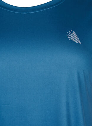 Trainings T-shirt met korte mouwen, Blue Wing Teal, Packshot image number 2