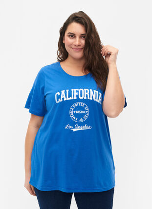 FLASH - T-shirt avec motif, Strong Blue, Model image number 0