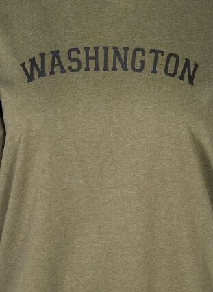 Sweatshirt avec citation, Army Mel., Packshot image number 2