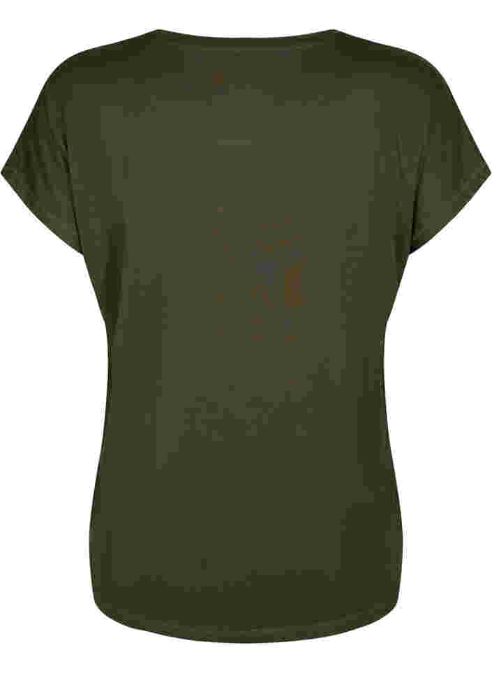 Trainings T-shirt met korte mouwen, Forest Night, Packshot image number 1