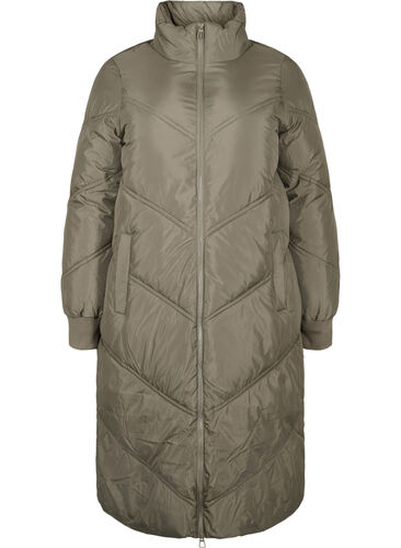 Longue veste polaire d'hiver, Bungee Cord , Packshot image number 0