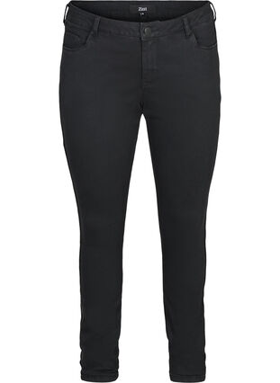 Sanna jeans met lurex details, Black, Packshot image number 0