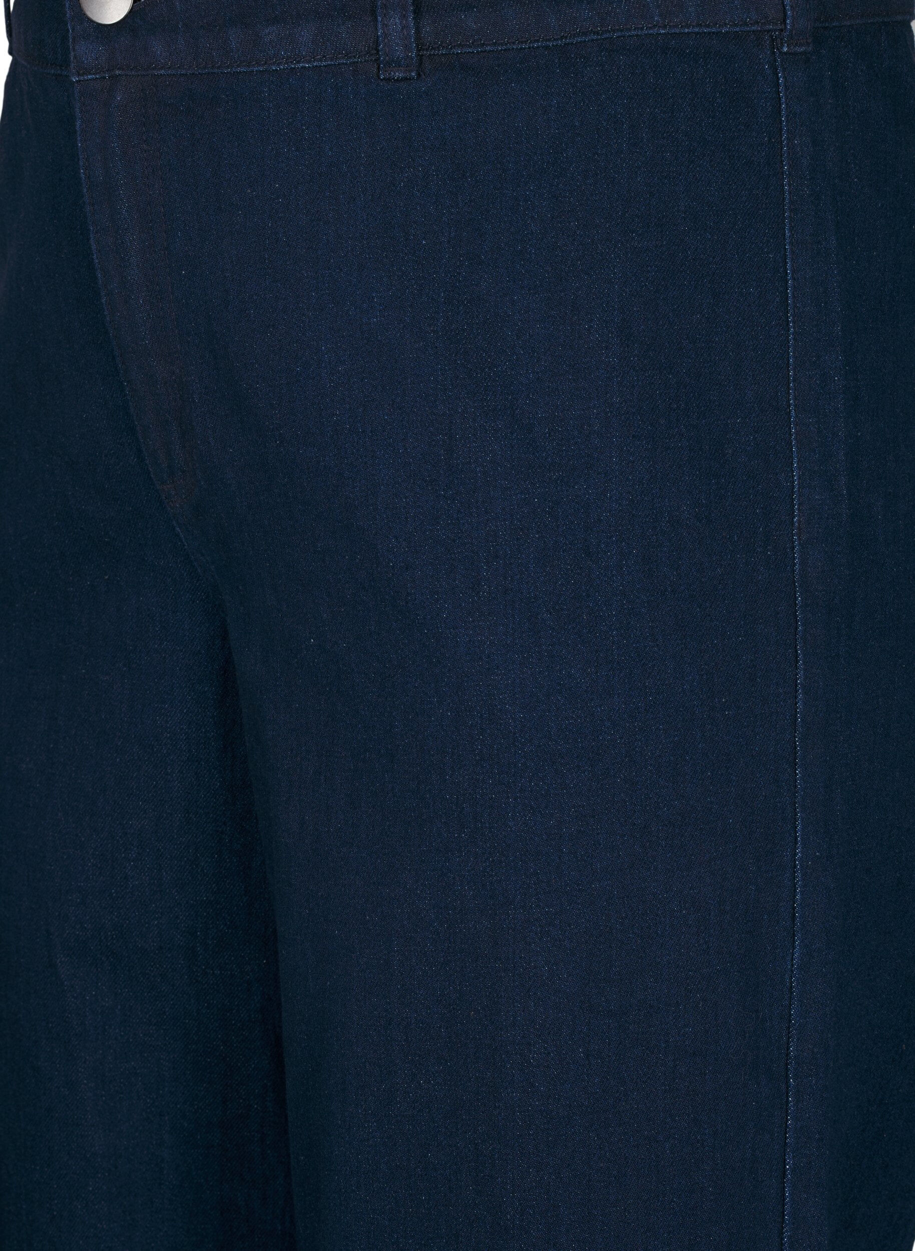 ZizziHigh waist wijde pijpen jeans, Blauw, Packshot image number 2