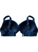 Bikini top met beugel en plooien, Blauw, Packshot image number 4