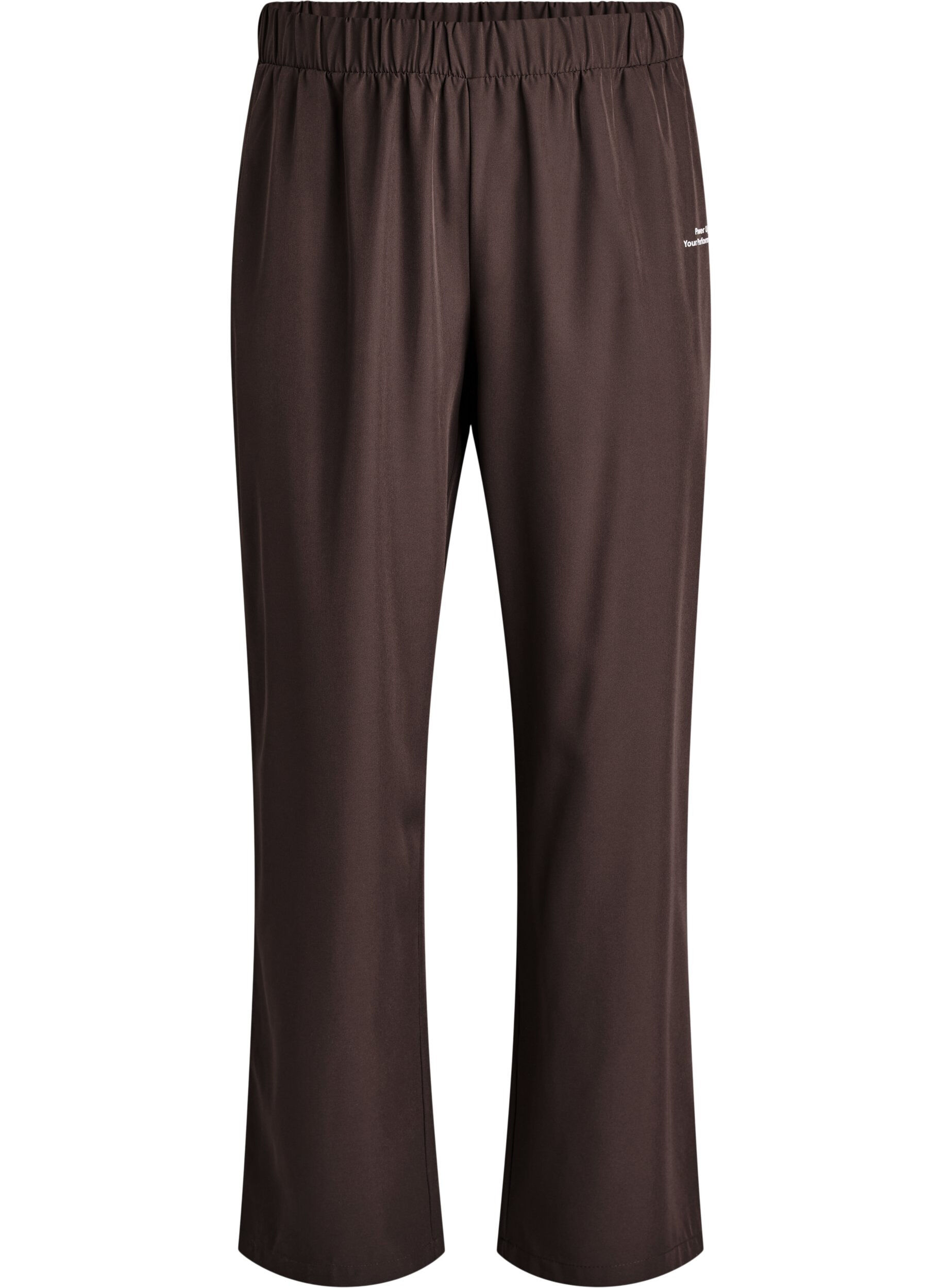 Pantalon de sport taille haute et coupe droite