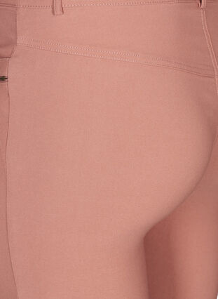 Pantalon 3/4 près du corps avec fermetures éclairs, Old Rose, Packshot image number 3