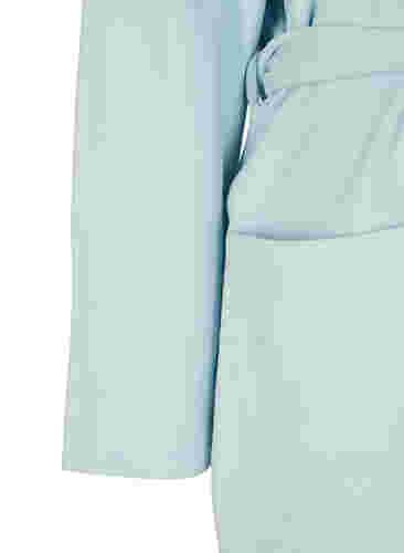 Robe de chambre avec fermeture éclair et capuche, Cashmere Blue, Packshot image number 3
