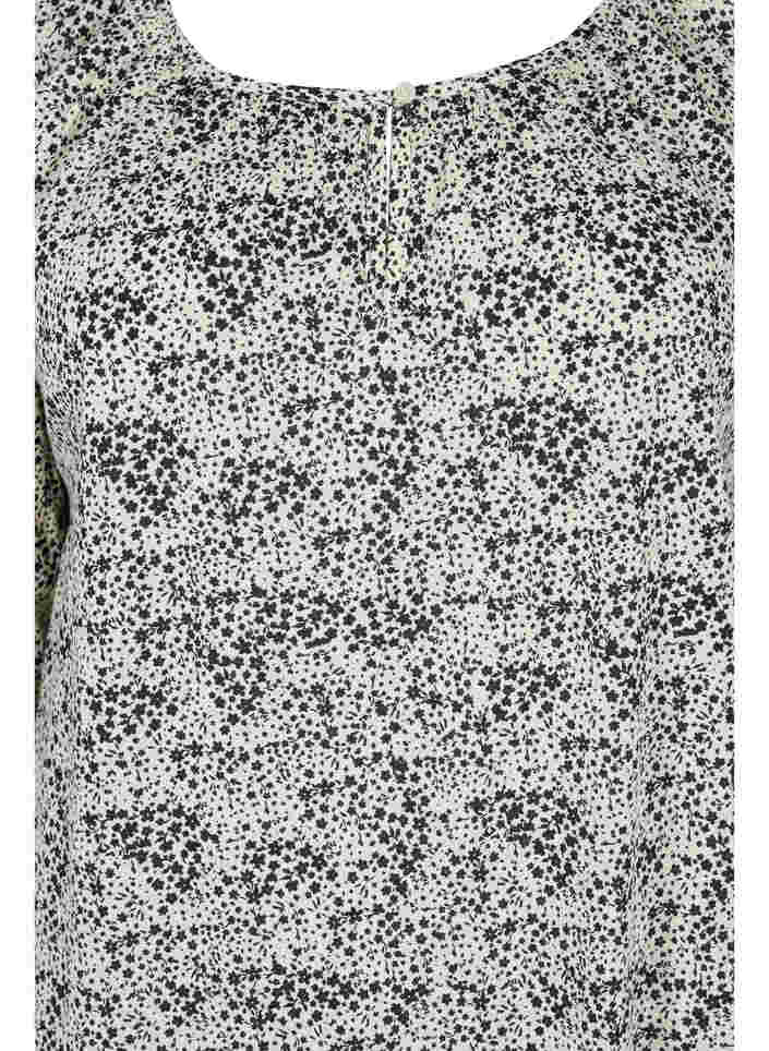 Tunique à fleurs en viscose, Off White Ditsy, Packshot image number 2