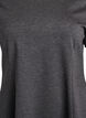 Robe courte &eacute;vas&eacute;e en jersey, Gris anthracite, Packshot image number 2