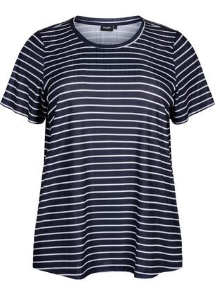 FLASH - T-shirt à rayures, Night S. W. Stripe, Packshot image number 0