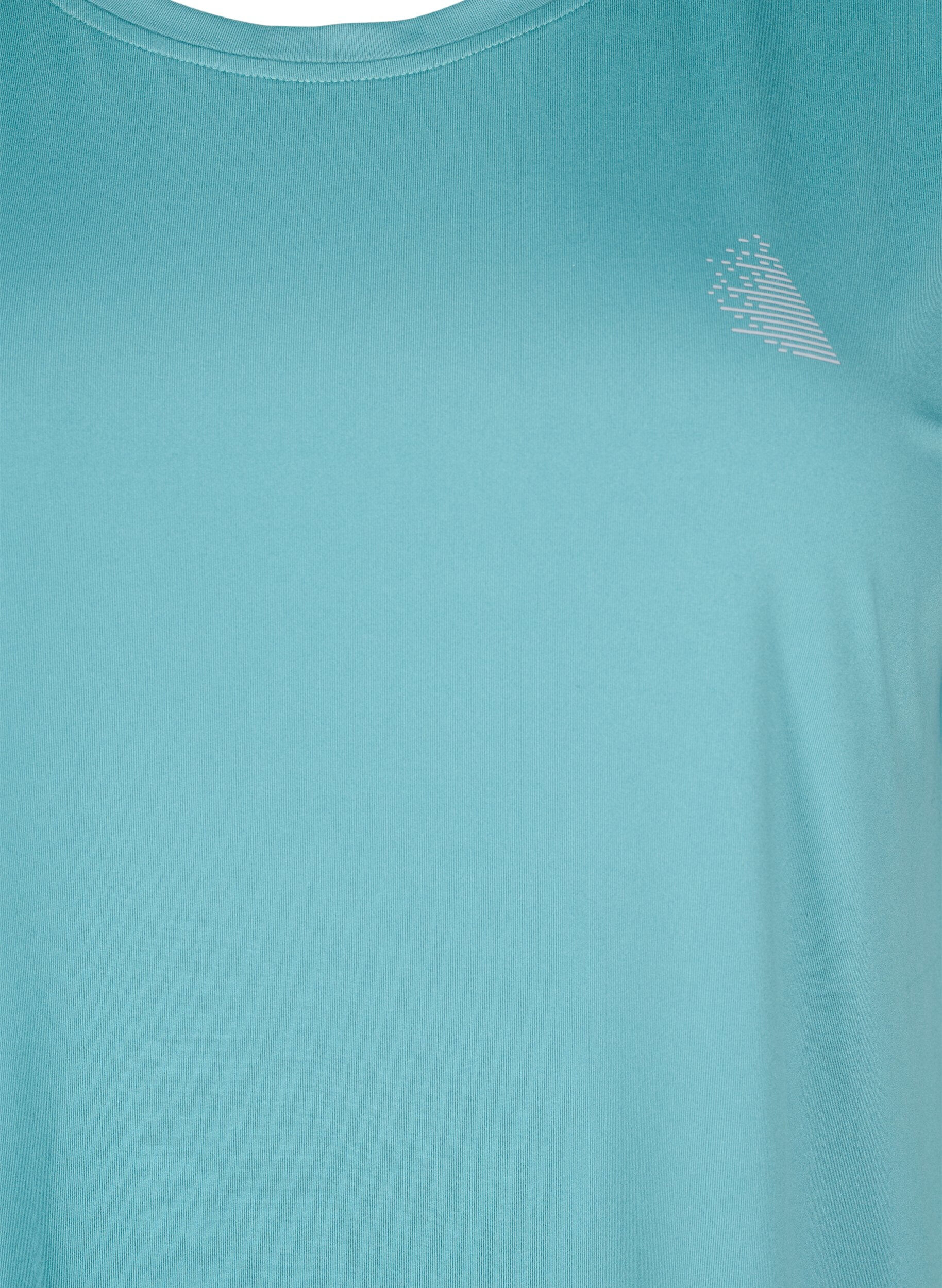 Zizzi T-shirt de sport uni, Vert, Packshot image number 2