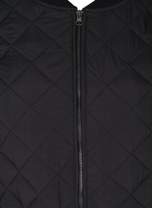 Courte veste matelassée avec poches, Black, Packshot image number 2