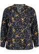 FLASH - Blouse met lange mouwen en print, Black Splash AOP, Packshot image number 0