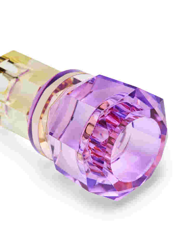 Kristallen kandelaar, Butter/Violet, Packshot image number 2