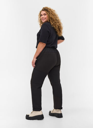 Pantalon de randonnée avec poches, Black, Model image number 1