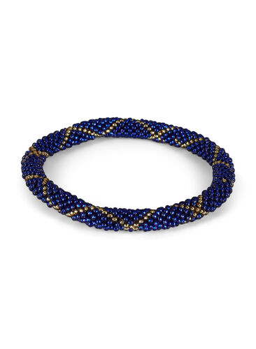 Bracelet de perles, Blue Zig Zag, Packshot image number 0