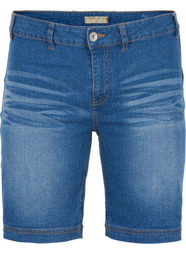 Short en jean, Light blue denim, Packshot image number 0