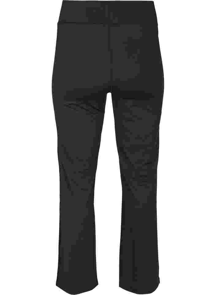 Pantalon de sport évasé, Black, Packshot image number 1
