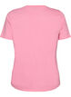 T-shirt en coton bio avec imprim&eacute; tomates, Rose, Packshot image number 1
