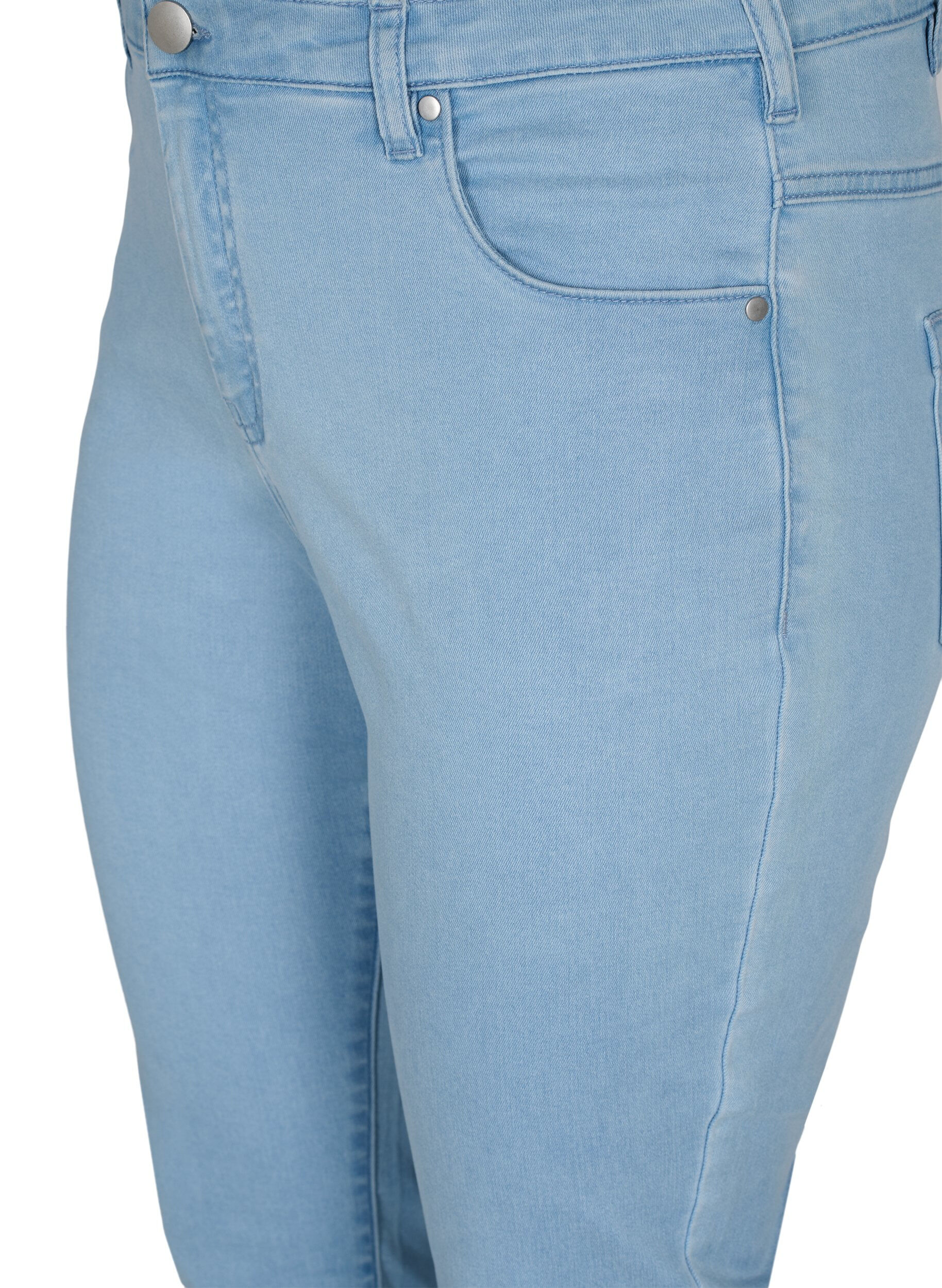 ZizziSlim fit Emily jeans met normale taille, Blauw, Packshot image number 2
