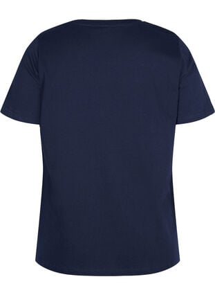 T-shirt avec imprimé en coton biologique, Night Sky, Packshot image number 1