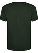 T-shirt met knoopdetail, Groen, Packshot image number 1