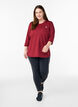 Sporttop met 3/4 mouwen, Rood, Model image number 1