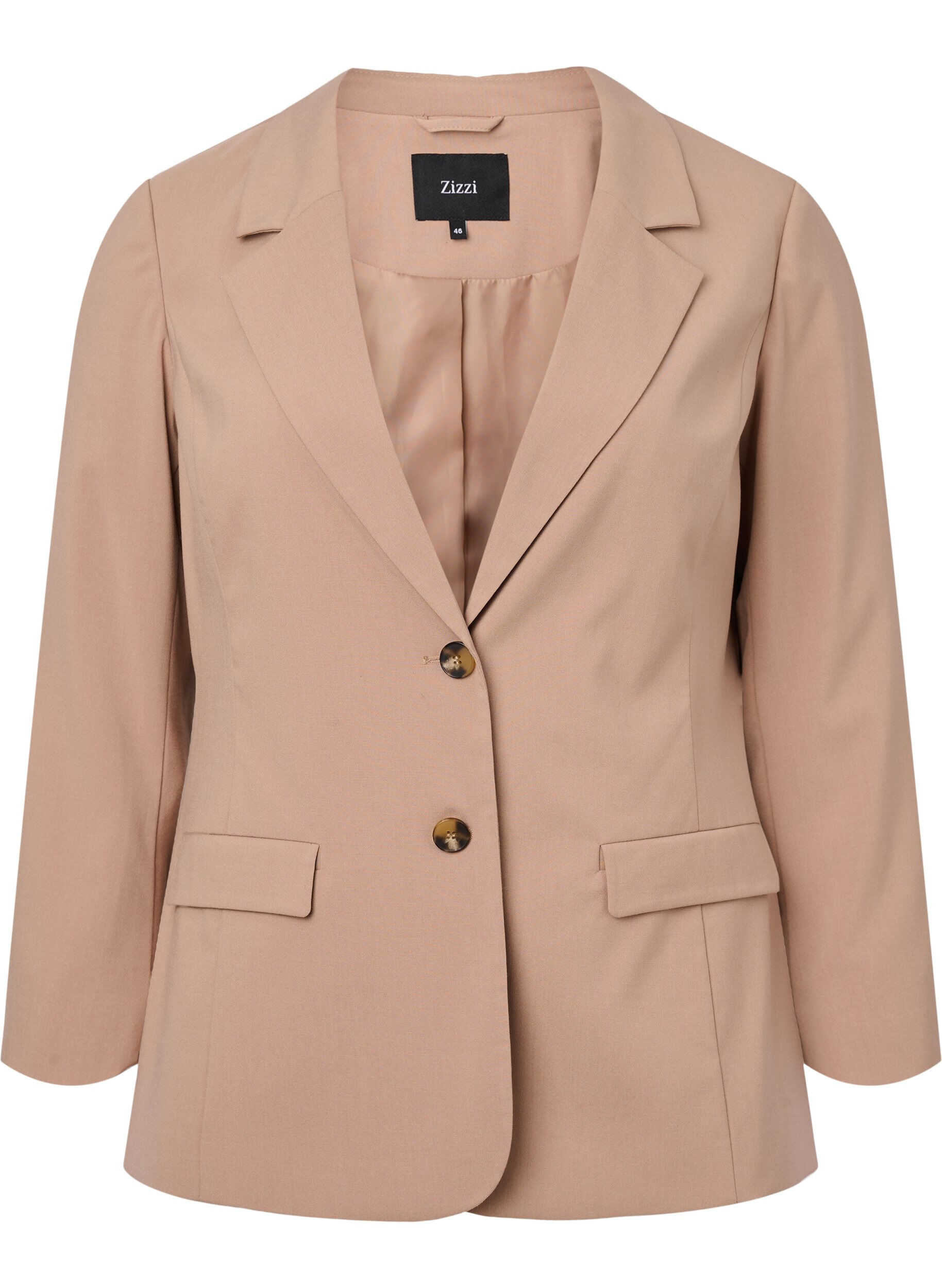 ZizziKlassieke blazer met knoopsluiting, Amphora, Packshot image number 0