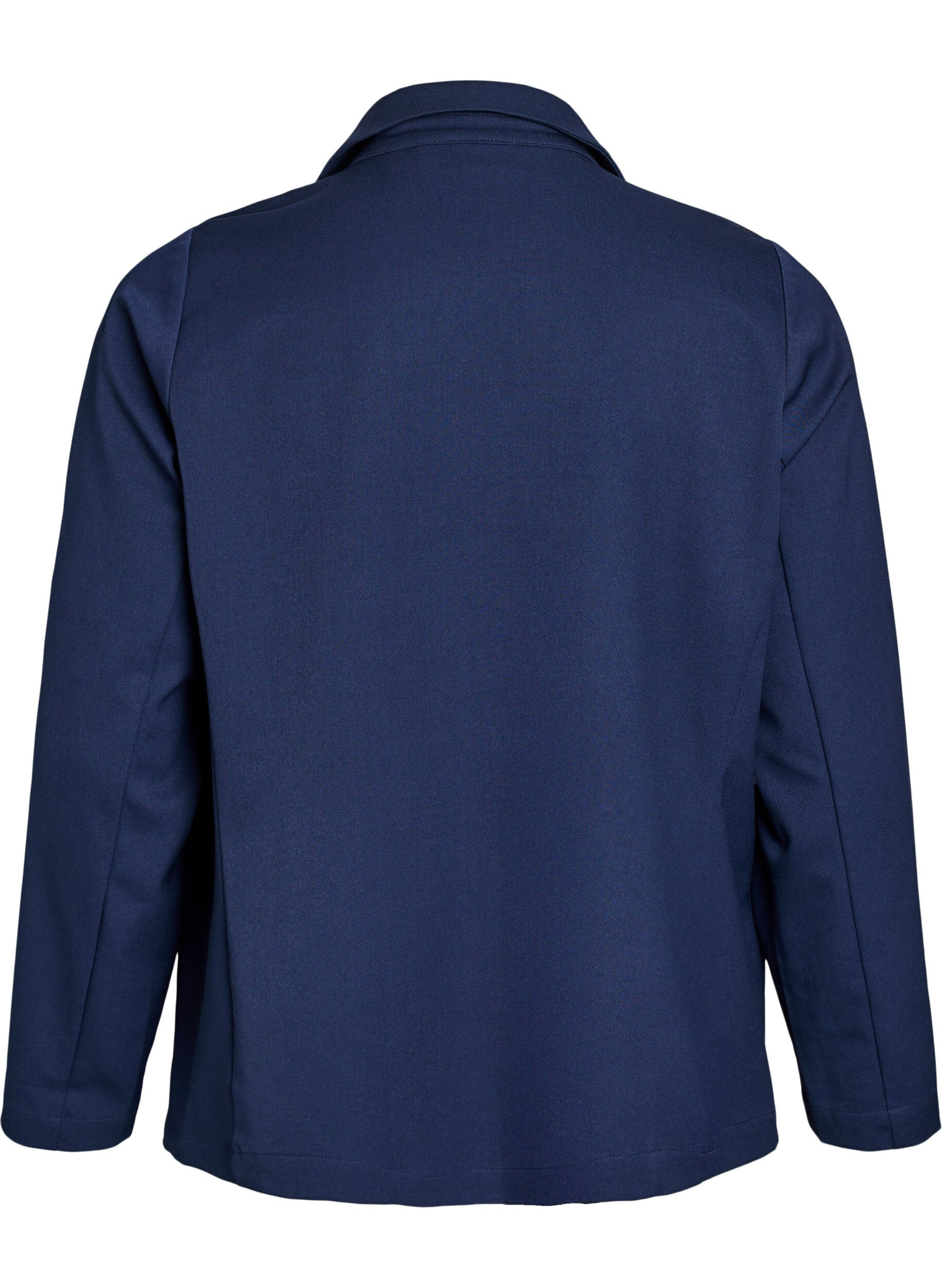 ZizziOpen blazer met zakken, Blauw, Packshot image number 1