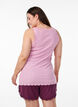 Top met kanten rand, Roze, Model image number 2