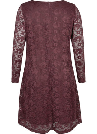 Kanten jurk, Rose Brown, Packshot image number 1