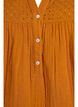 Blouse en mousseline de coton avec broderie anglaise, Orange, Packshot image number 2