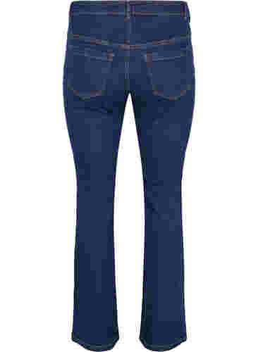 Ellen bootcut jeans met hoge taille, Unwashed, Packshot image number 1