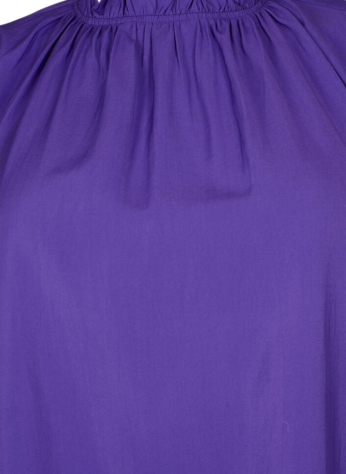  Blouse en viscose à manches longues avec volants, Prism Violet, Packshot image number 2