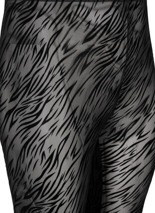 Leggings en maille à motifs, Black Tiger AOP, Packshot image number 2