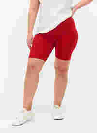 Short cycliste de base de couleur unie, Tango Red, Model