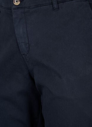 Korte chino broek met zakken, Navy Blazer, Packshot image number 2