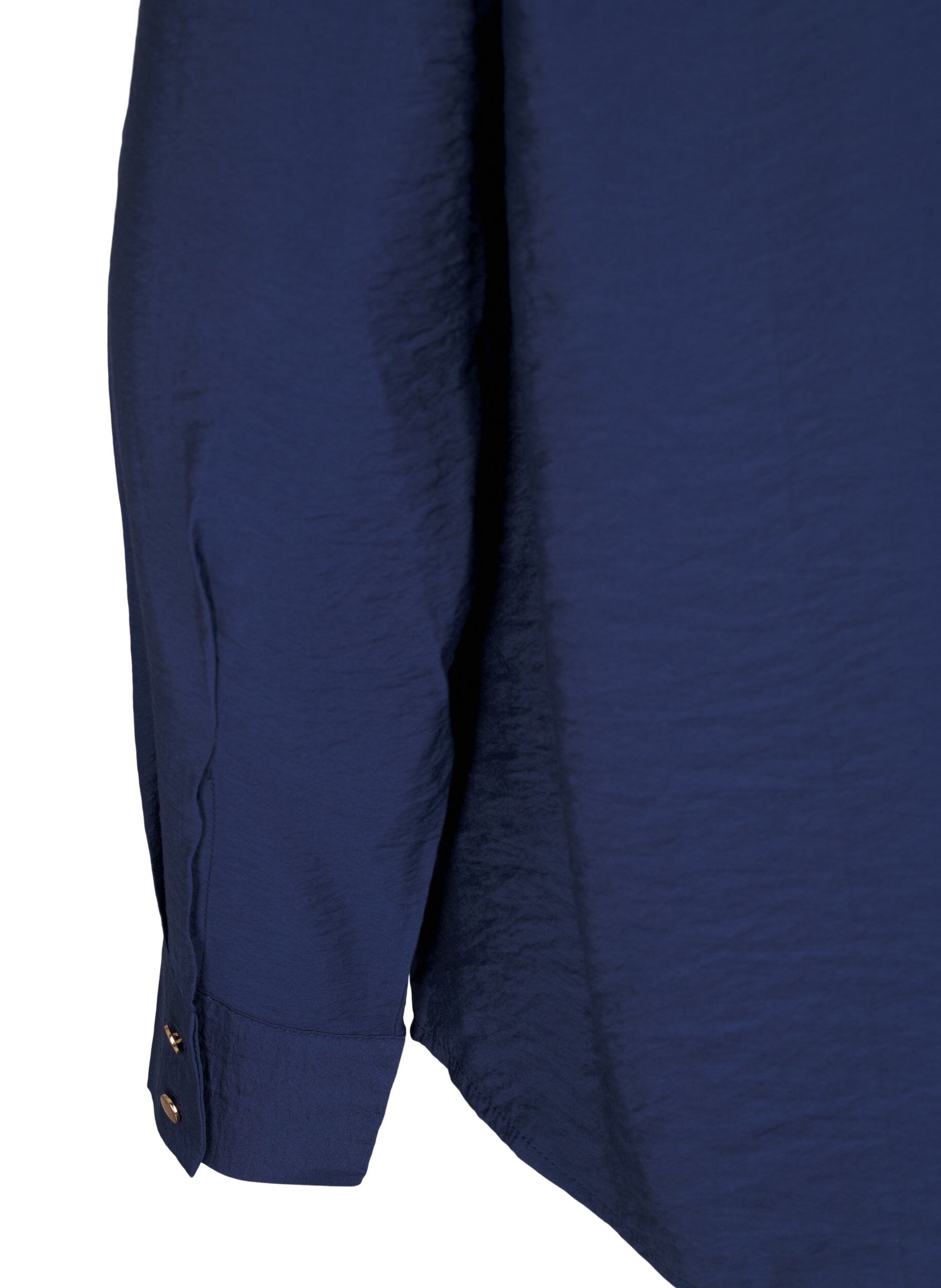 ZizziOverhemd met kraag en borstzakken, Blauw, Packshot image number 3