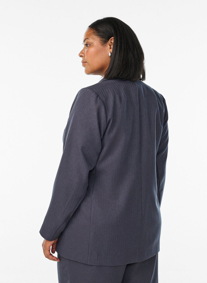 Blazer classique avec poches, Gris anthracite, Model image number 2