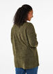 Melange Blouse met een rond halsje en lange mouw, Winter Moss, Model image number 1