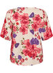 Chemise en coton &agrave; manches courtes avec col V, Rouge, Packshot image number 1