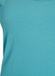 Haut uni Basic en coton, Bleu, Packshot image number 2