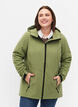  Veste softshell courte avec des poches, Oil Green, Model image number 0